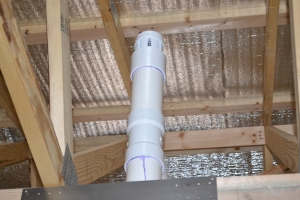 STUDOR VENT THIS DEVICE ELIMINATES PENETRATING THE ROOF TO VENT PLUMBING